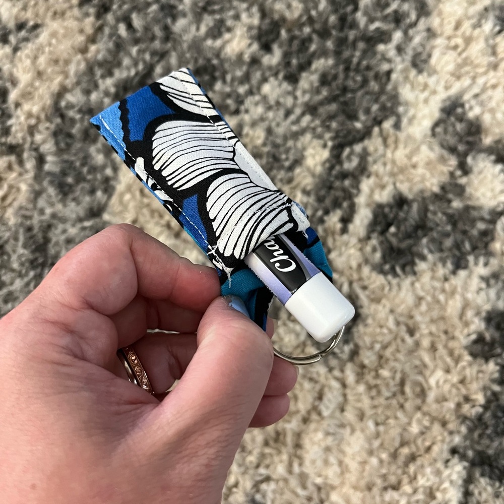 Vera Bradley Chapstick/Key ring!